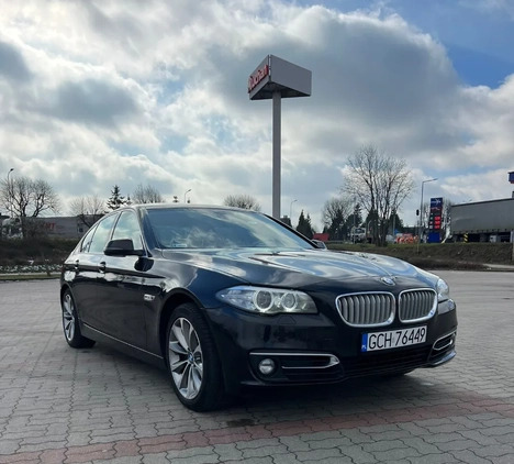 BMW Seria 5 cena 62999 przebieg: 139000, rok produkcji 2013 z Słupsk małe 106